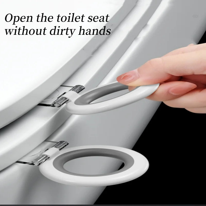 Toilet Lid Lifter Handle | Hygiene Ring Seat Lifter for WC
