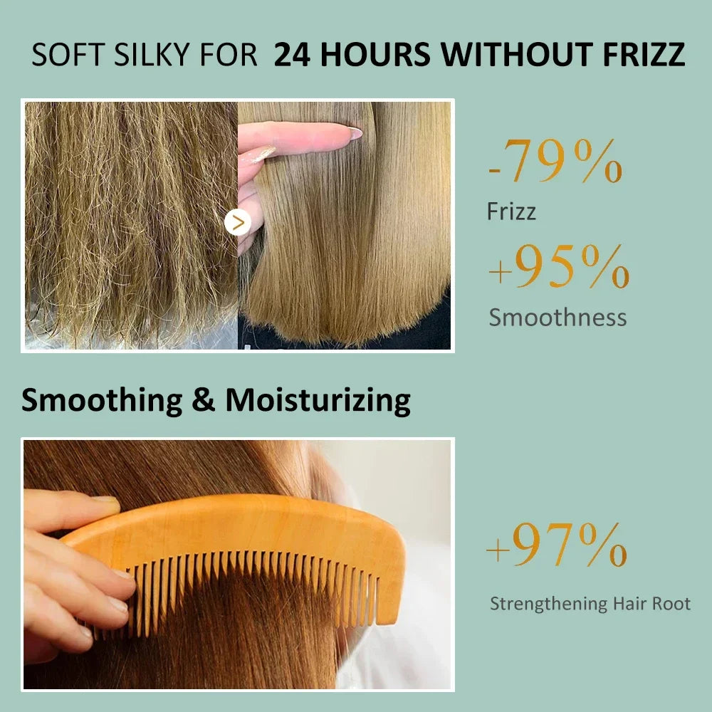 PURC Keratin Hair Mask & Leave-In Conditioner Set | Anti-Frizz