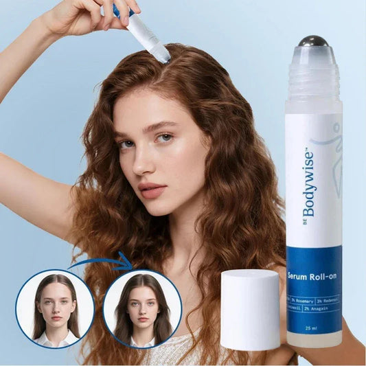 Rosemary Roll-On Hair Growth Essence – Scalp Nourishing Treatment for Frizz, Thinning & Hair Loss (25ml) Peaceful Pleasures Health and Wellness