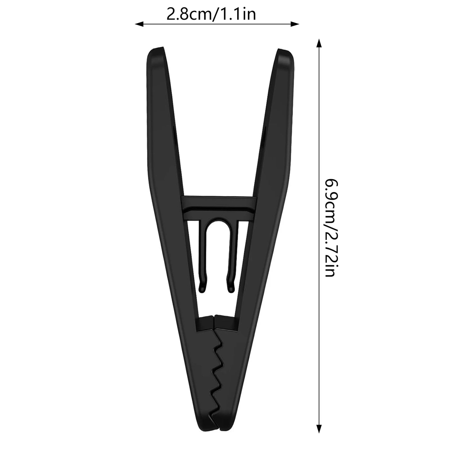 Large Opening Plastic Clothes Pegs with Hangers 20Pcs Portable Clothes Pins for Drying Laundry OPP Packaging Peaceful Pleasures Health and Wellness