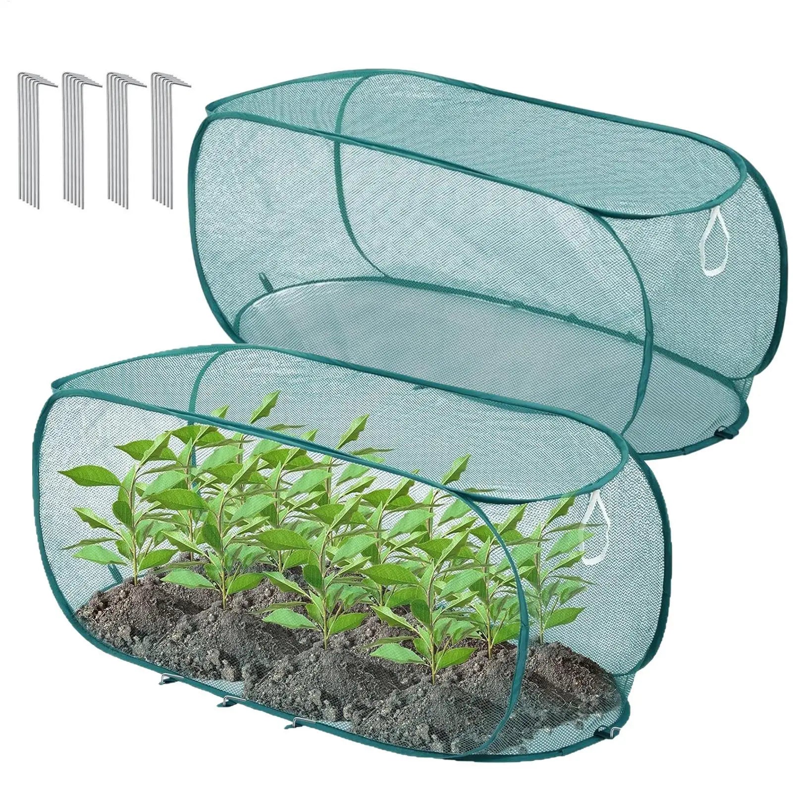 PopUp Garden Mesh Plant Cover Greenhouse Seedlings Large Gardening Accessories Indoor Plants Covers Supplies Vegetable Products Peaceful Pleasures Health and Wellness
