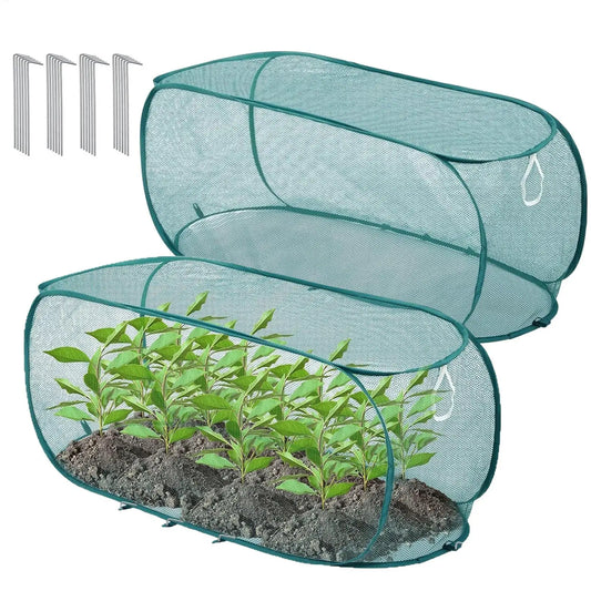 PopUp Garden Mesh Plant Cover Greenhouse Seedlings Large Gardening Accessories Indoor Plants Covers Supplies Vegetable Products Peaceful Pleasures Health and Wellness