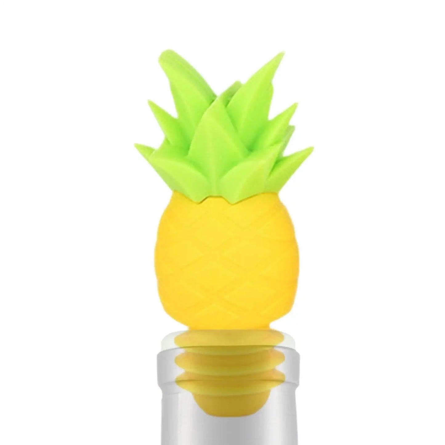 Silicone Pineapple Wine Stopper – Leakproof Reusable Bottle Cap