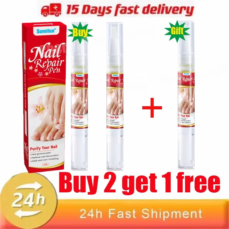 Fungal Nail Treatment Serum Foot Nail Fungus Removal Repair Gel Anti Infection Paronychia Onychomycosis Foot Nails Care Essence Peaceful Pleasures Health and Wellness Buy 2 get 1 free
