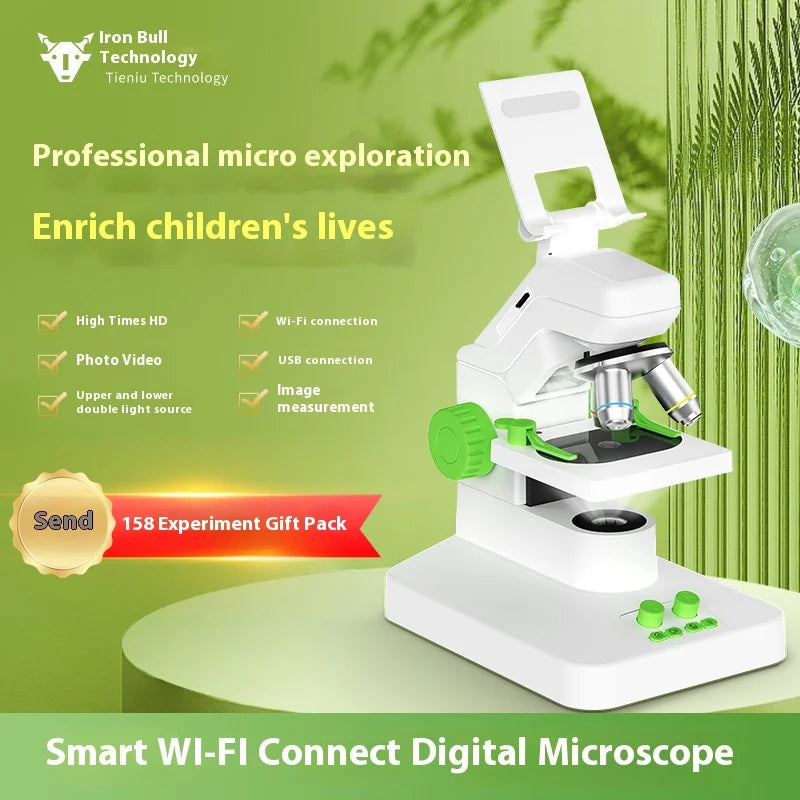 Wifi Connection Microscope Specialized for Children's Science Popularization Teaching Peaceful Pleasures Health and Wellness 2