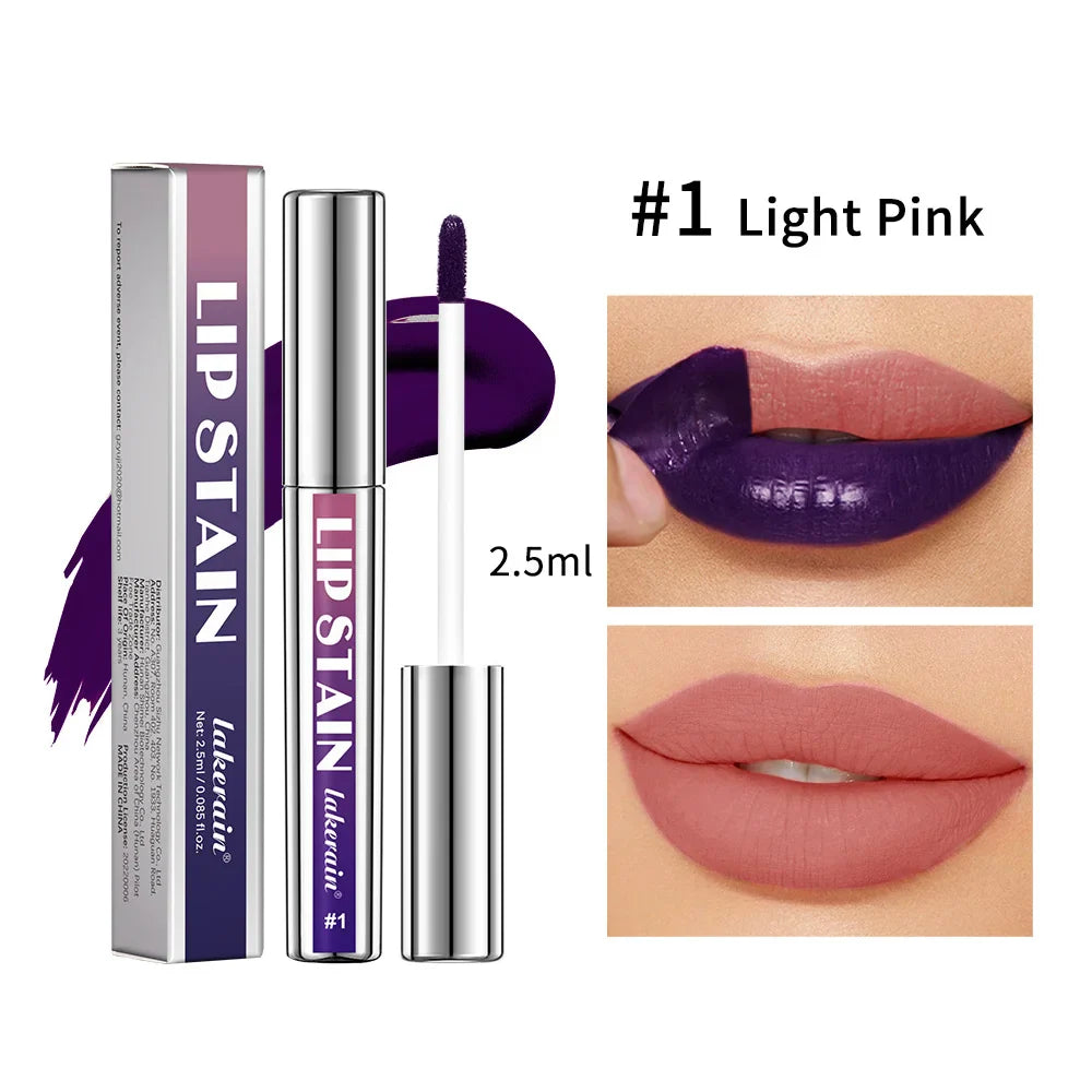 Peel-Off Matte Lip Stain – Rose Pink, Waterproof, Long-Lasting