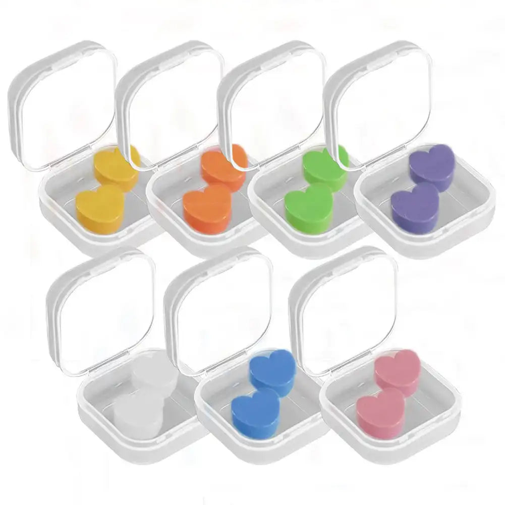 Silicone Reusable Earplugs – Noise Reduction, Sleep & Swimming