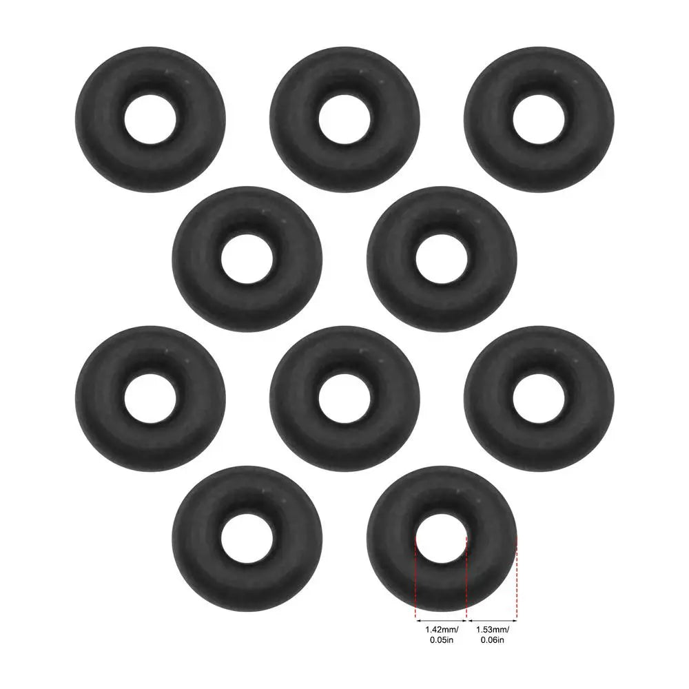 10-Pack Scuba Diving O Rings Rubber Leakproof Replacement Seal for Tank, Underwater Maintenance O-Ring for Divers Instructors Peaceful Pleasures Health and Wellness Black 10PCS