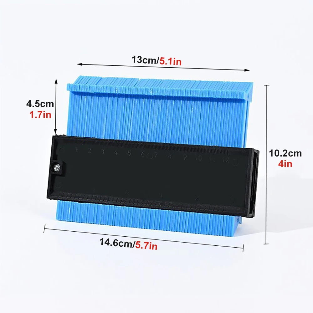 Irregular Measuring Tool Radian Ruler Contour Gauge Multifunctional