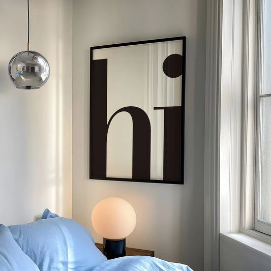 Vintage Minimalist Alphabet Hi Wall Art Prints Canvas Painting Poster Picture For Living Bed Dining Kitchen Room Home Decor Peaceful Pleasures Health and Wellness