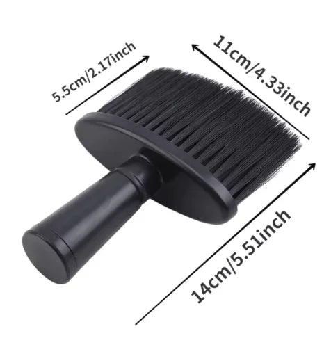 1PC Professional Soft Neck Face Duster Brushes Barber Hair Clean Hairbrush Beard Brush Salon Cutting Hairdressing Styling Tools Peaceful Pleasures Health and Wellness black