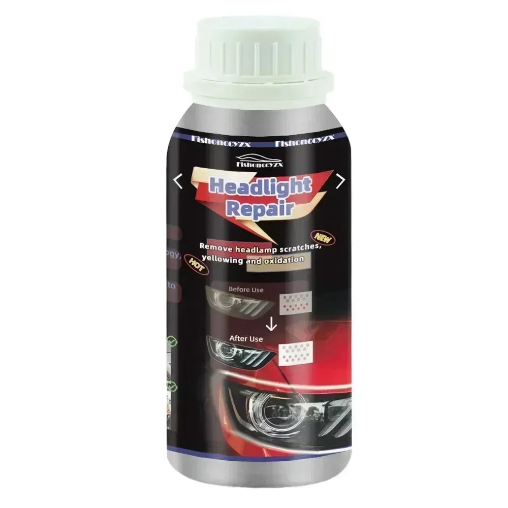 800ml Headlights Liquid Polymer Headlight Chemical Polish Repair Fluid Refurbishment Scratch Repair Polishing Headlights Kit Peaceful Pleasures Health and Wellness