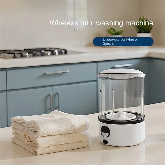 Mini Portable Washing Machine Rechargeable 2L | Compact Washer Portable Washing Machine Peaceful Pleasures Health and Wellness