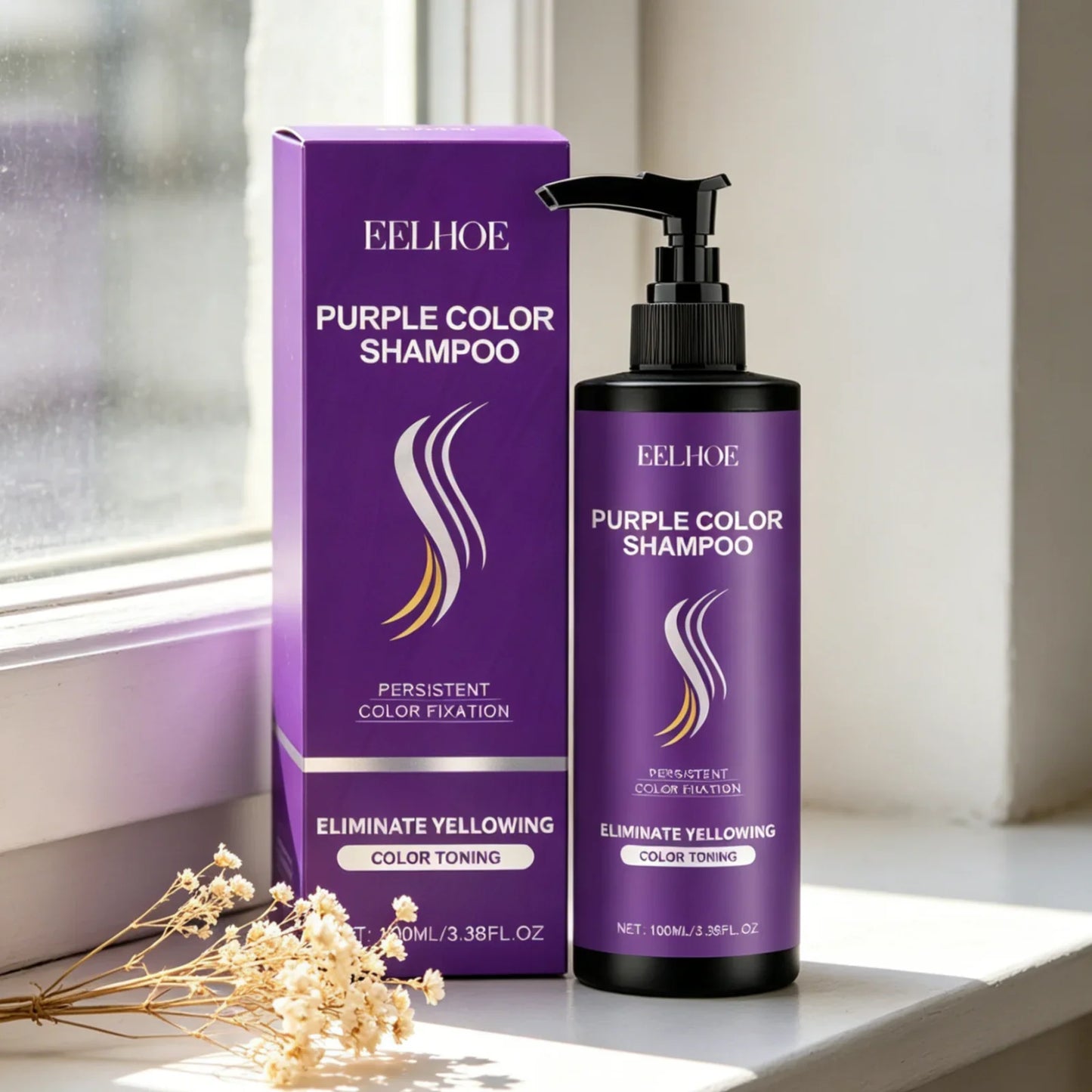 EELHOE Purple Toning Shampoo – Color Care & Moisture 100ml