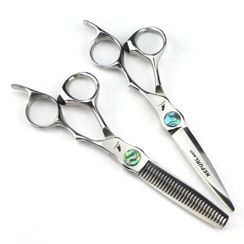 Professional 6" JP440C Steel Hair Cutting Shears | Barber Scissors