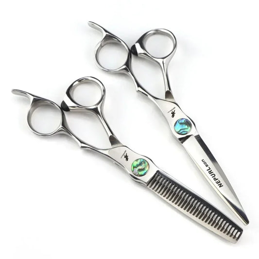 Professional 6" JP440C Steel Hair Cutting Shears | Barber Scissors Hair Cutting Shears Peaceful Pleasures Health and Wellness 1 set