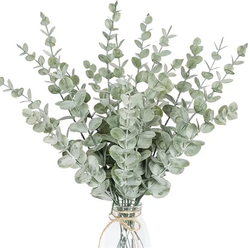 Artificial Eucalyptus Branches 5/10/20pcs – Wedding & Home Décor