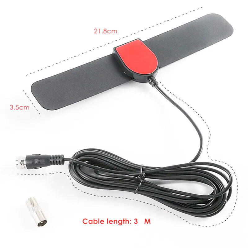Indoor HDTV Antenna 4K 1080P DVB-T2 Mini Mesh | 200-Mile Range