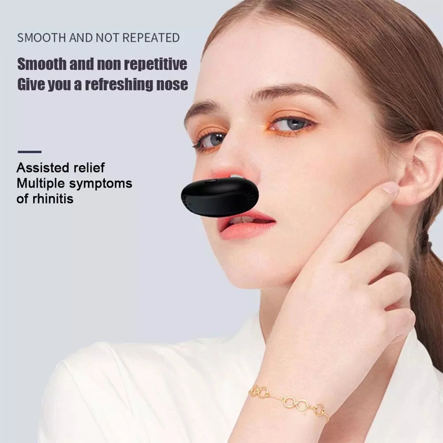 1Pcs/lot New Hot Smart Infrared Nasal Therapy Device Portable Infrared Intelligent Rhinitis Machine for Rhinifis and Allergy Sym Peaceful Pleasures Health and Wellness