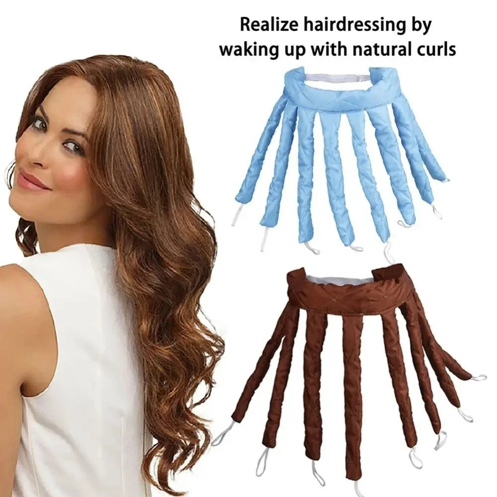 Lazy Hair Curler Hair Rollers Heatless Curling Rod Headband Curls Silk Ribbon Sleeping Soft Wave Formers No Heat Curls Ribbon Peaceful Pleasures Health and Wellness