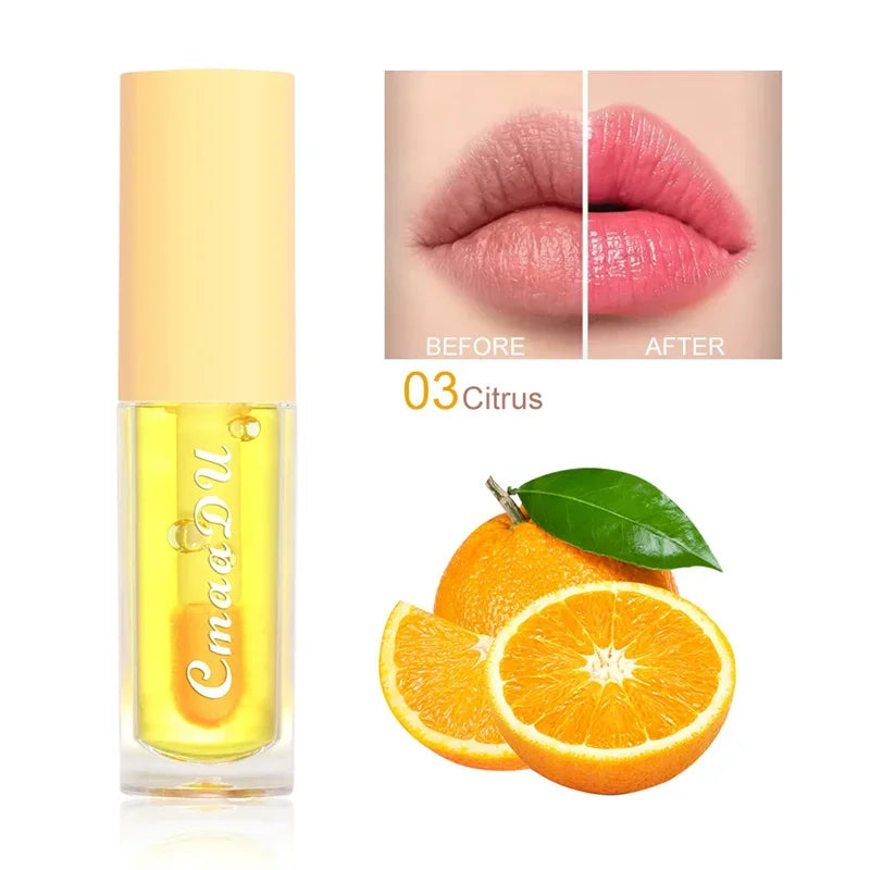 Strawberry Color-Changing Lip Oil Gloss | Moisturizing Jelly