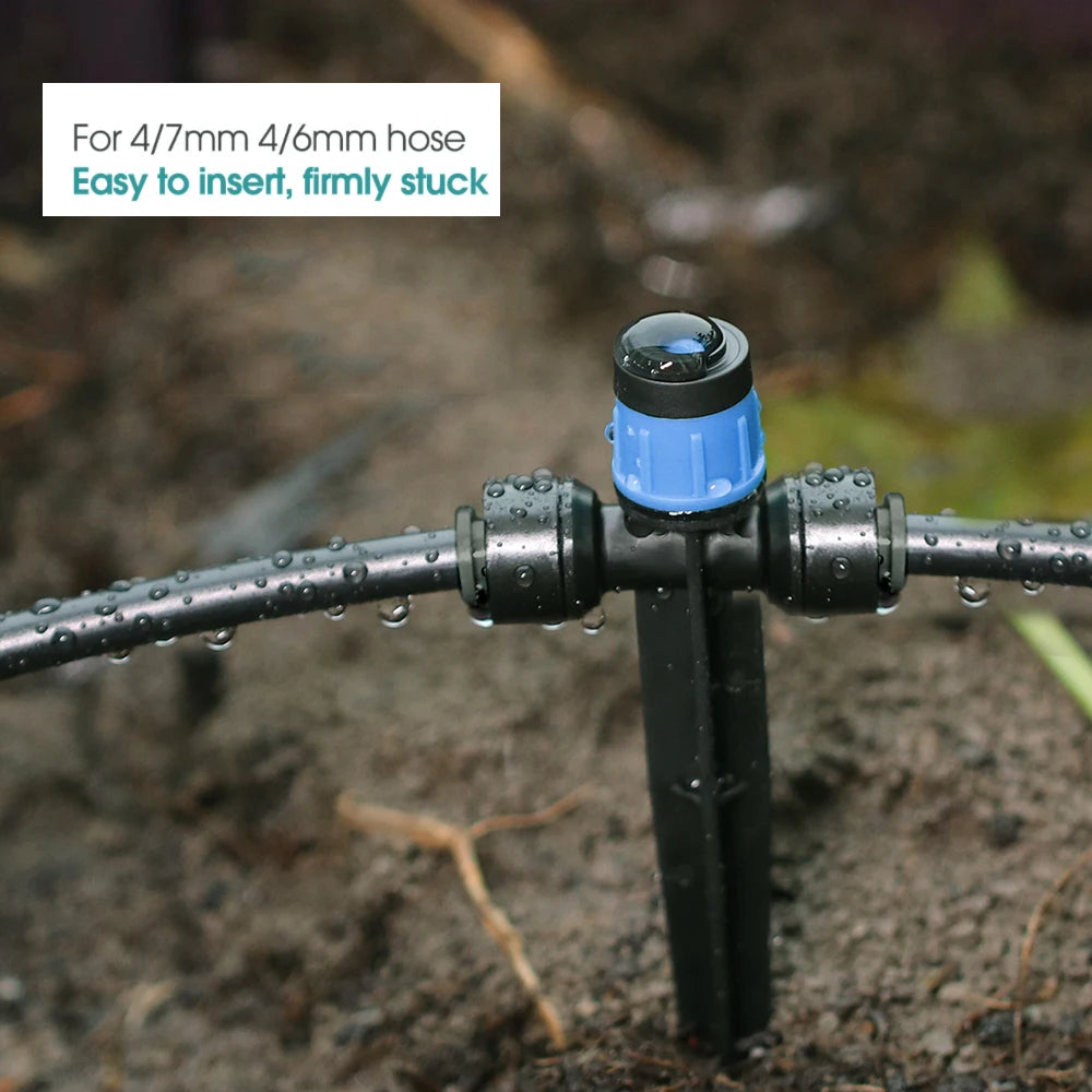 DIY Automatic Irrigation Equipment Set for Lawn Raised Bed Greenhouse,Quick-Connect Drip Irrigation Kit Garden Watering System Peaceful Pleasures Health and Wellness