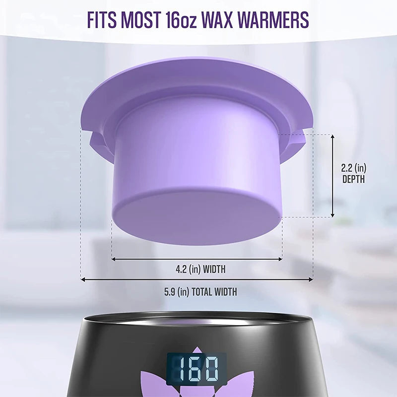Silicone Hair Removal Wax Bowls for Easy Waxing Peaceful Pleasures Health and Wellness