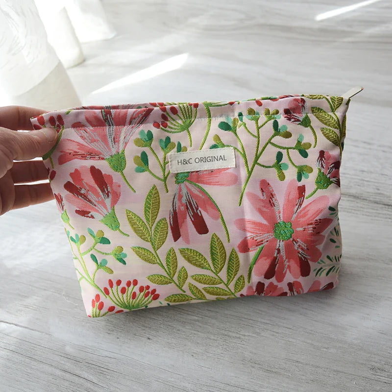 Women's Large Travel Cosmetic Bag – Silicone Toiletry Organizer