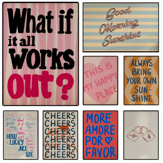 Vintage Inspirational Quotes Canvas Wall Art | Self Love Poster Canvas Wall Art Peaceful Pleasures Health and Wellness