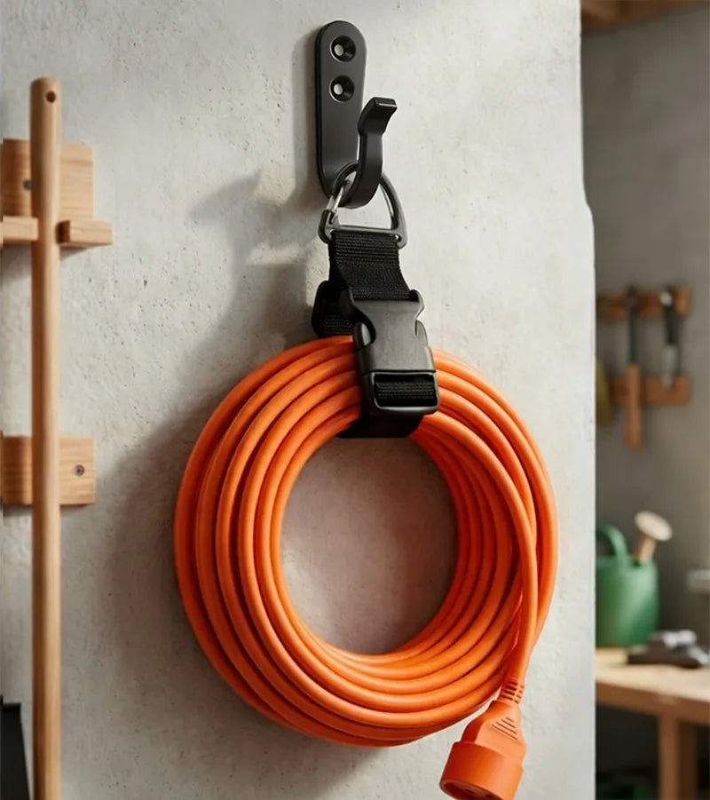 Heavy-Duty Iron Wall Hooks Anti-Rust | 4/8/16pcs Pack