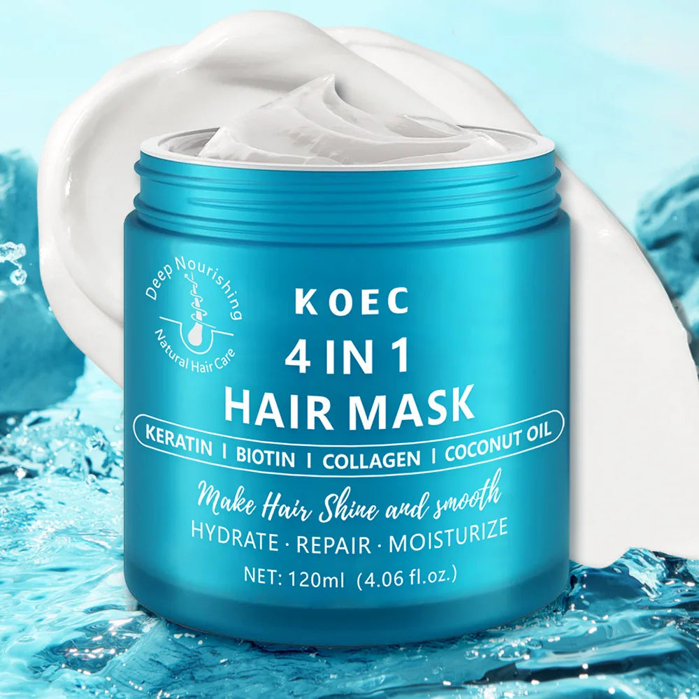 Keratin repair hair mask, collagen conditioner hair mask, nourishing, moisturizing and moisturizing, improving dry and frizzy ha Peaceful Pleasures Health and Wellness