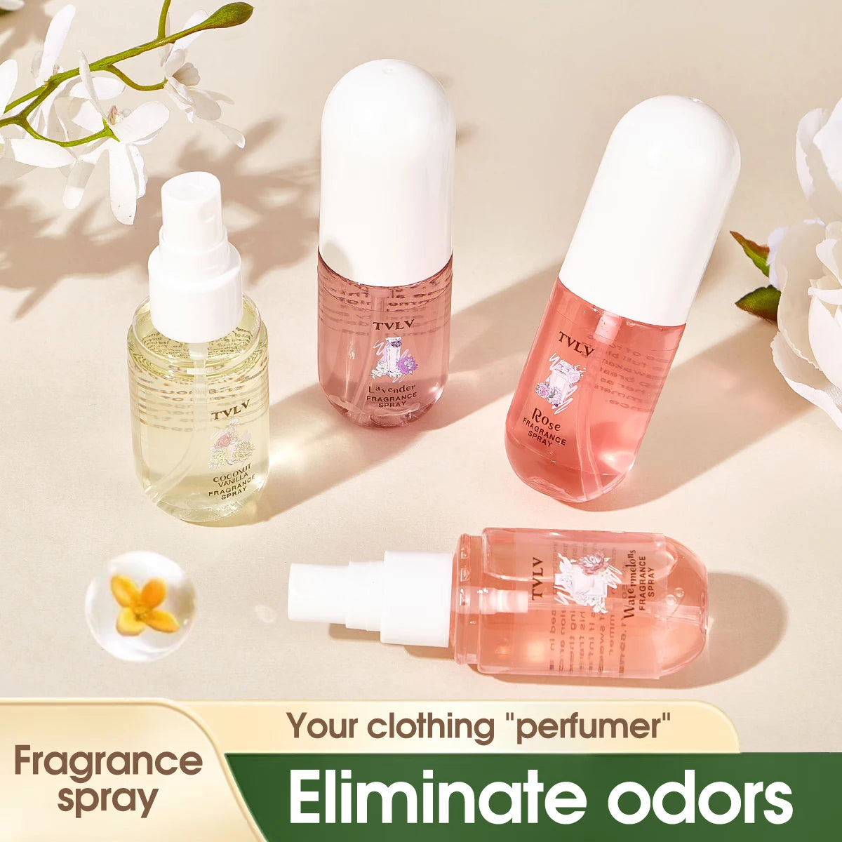 Alcohol-Free Coconut Rose Fragrance Spray 50ml | Floral EDT