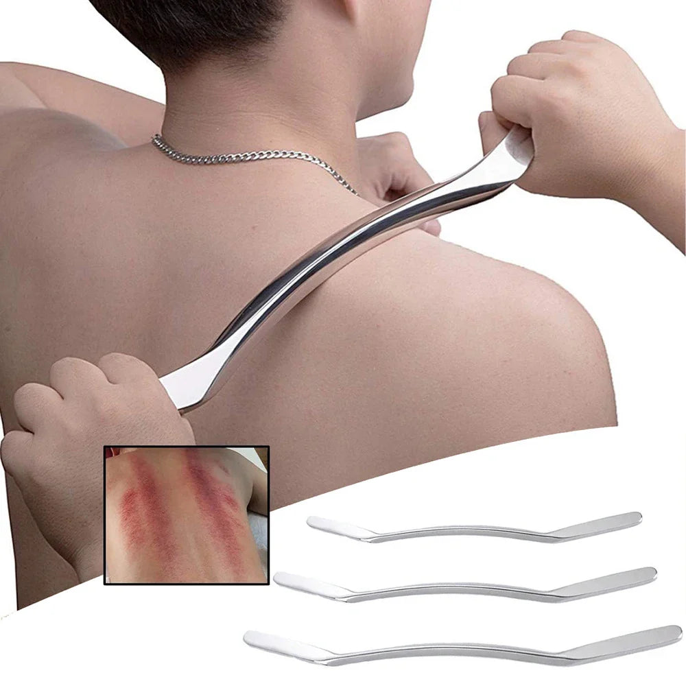 Gua Sha Stainless Steel Scraping Massage Tool | Large Muscles