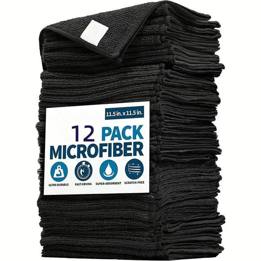 Microfiber Car Cleaning Towels | Soft, Quick-Dry, Streak-Free Microfiber Cleaning Cloths Peaceful Pleasures Health and Wellness