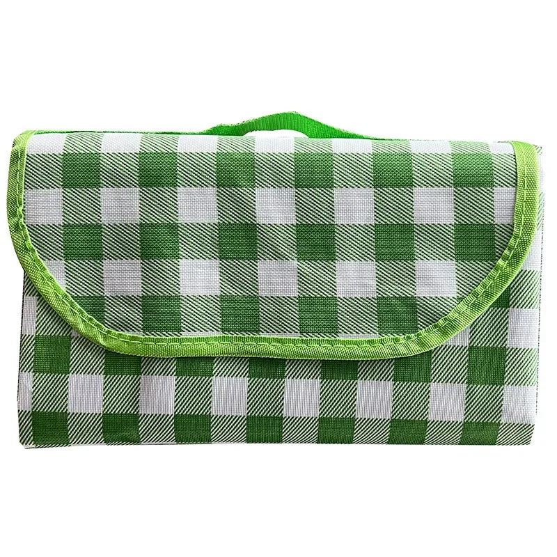 Foldable moisture-proof mat picnic mat outdoor moisture-proof portable moisture-proof waterproof camping mat picnic mat Peaceful Pleasures Health and Wellness green