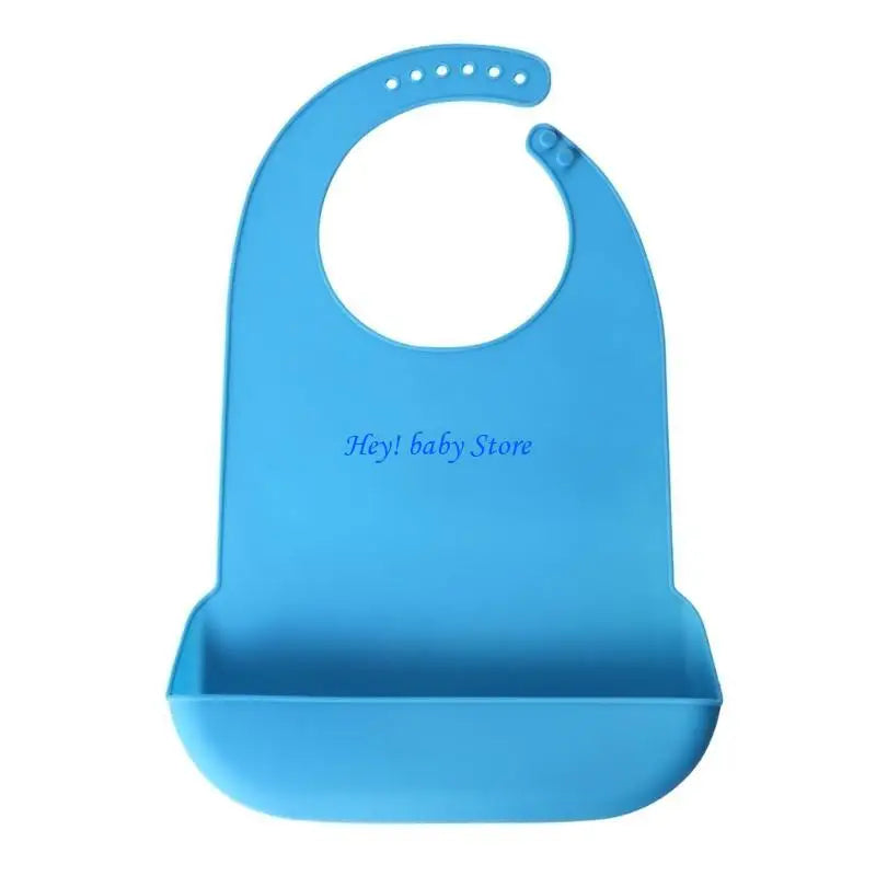 Adult Silicone Bib – Waterproof Feeding Apron for Seniors