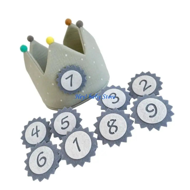 Kids Birthday Crown Hat Photo Props – Boys & Girls Party