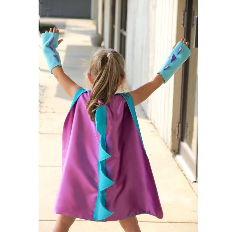 Kids Dinosaur Costume Cape Set | Halloween Birthday Dress Up