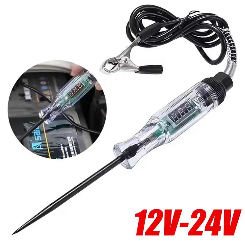 Auto Circuit Tester Probe Pen – DC 12V 24V LED Voltage Tester