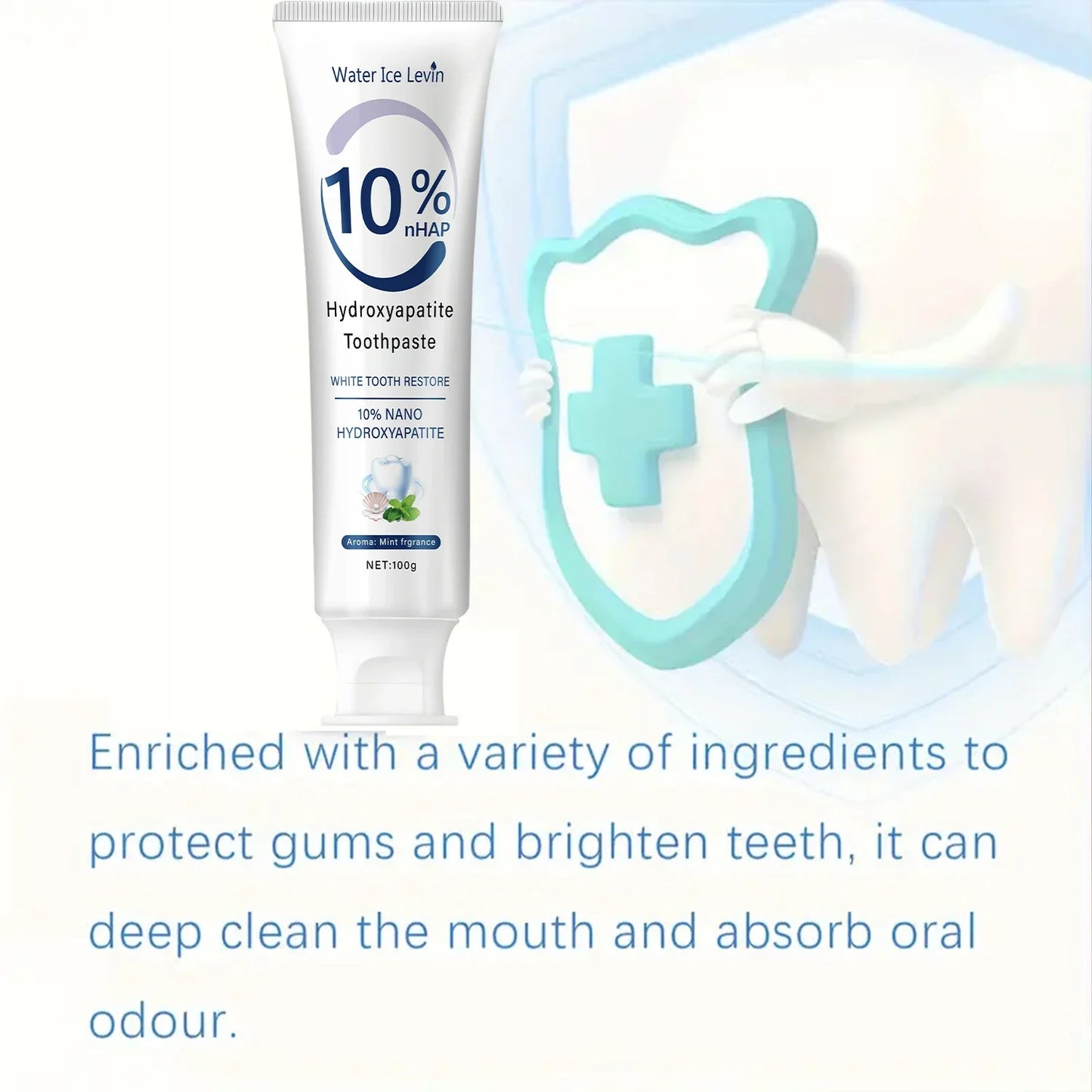 Nano Hydroxyapatite Toothpaste – Whitening & Enamel Care 100g
