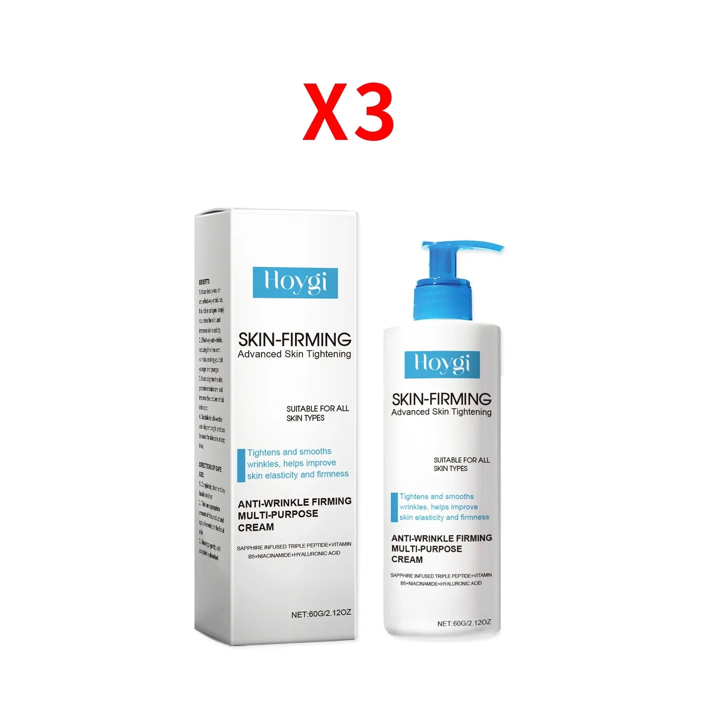 Hoygi Triple Peptide Body Lotion – Firming & Moisturizing Cream