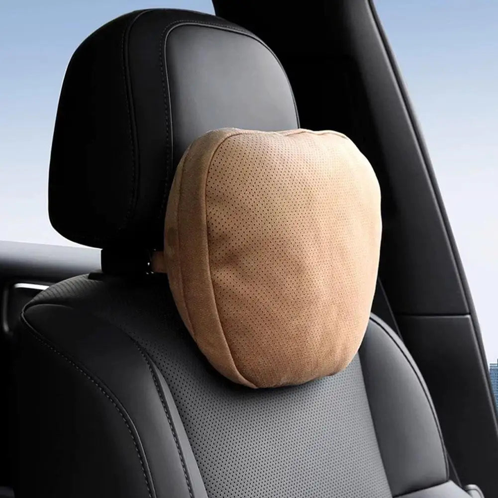 Luxury Car Headrest Pillow,Premium Neck Support Cushion for Mercedes S-Class, BMW,Breathable,Soft for Long Drive Comfort Peaceful Pleasures Health and Wellness E