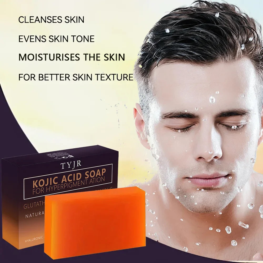 Turmeric Kojic Acid Handmade Soap – Face & Body Cleanser