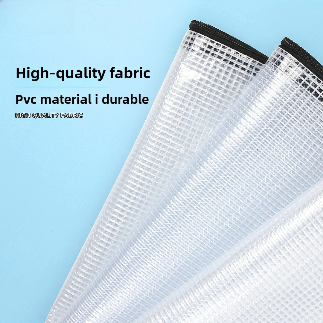 A4 Clear Zipper Pouch – Waterproof Document & Craft Organizer Document Organizer Pouch Peaceful Pleasures Health and Wellness