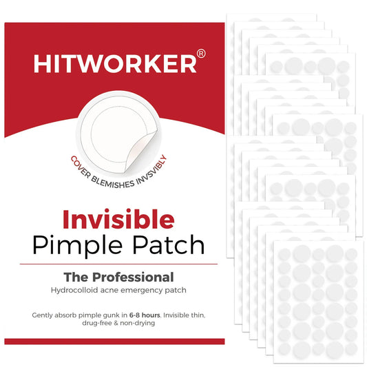 Invisible Waterproof Hydrocolloid Acne Patches – All Skin Types Acne Patch Peaceful Pleasures Health and Wellness