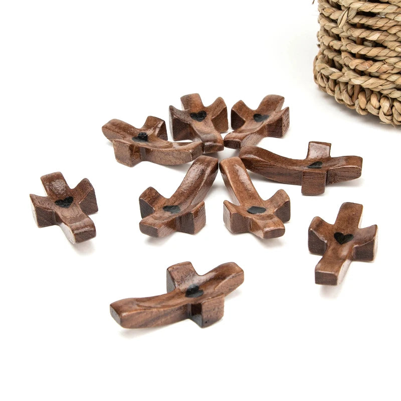 Pocket Wooden Cross – Faith Encouragement & Spiritual Gift