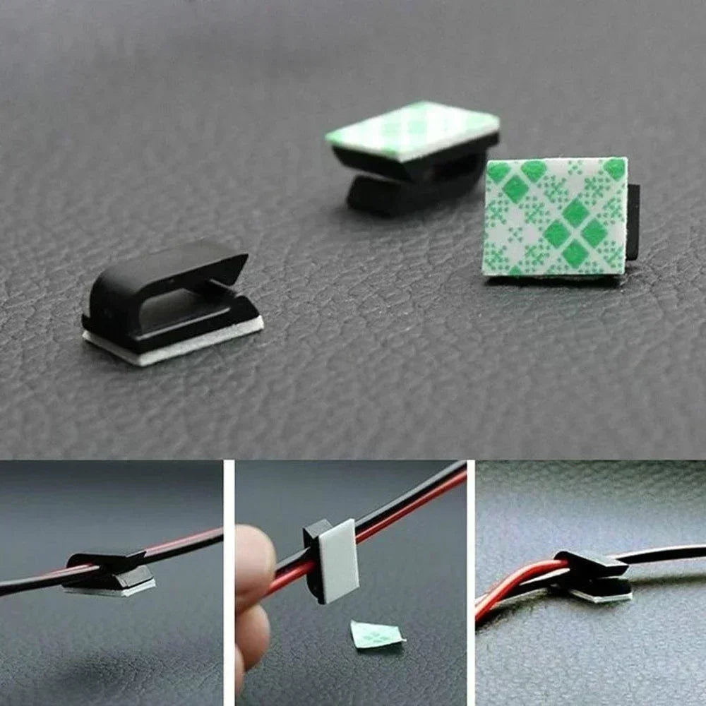 Adhesive Cable Clips Wire Organizer 10/20/30 Pack