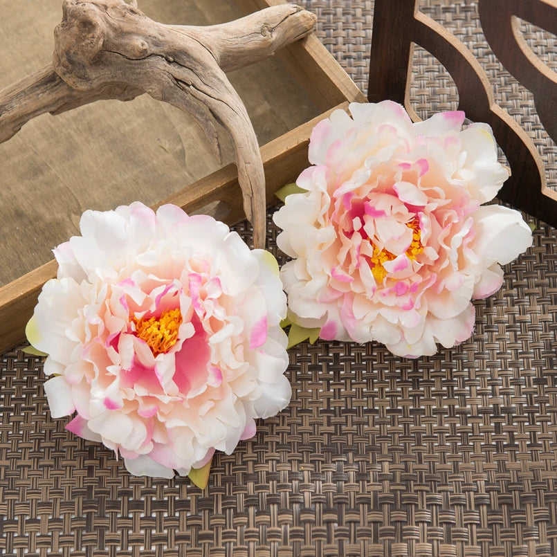 Silk Peony Artificial Flowers 10/20pcs | Wedding & Home Décor