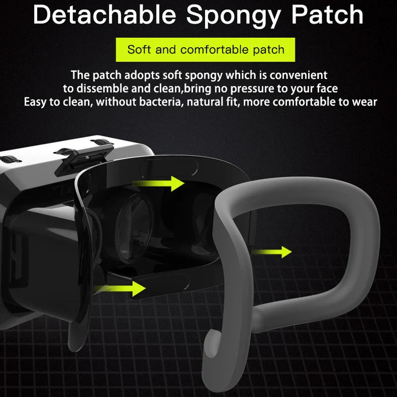 VR Headset Goggles for 4.7–7" Smartphones | 3D VR Glasses