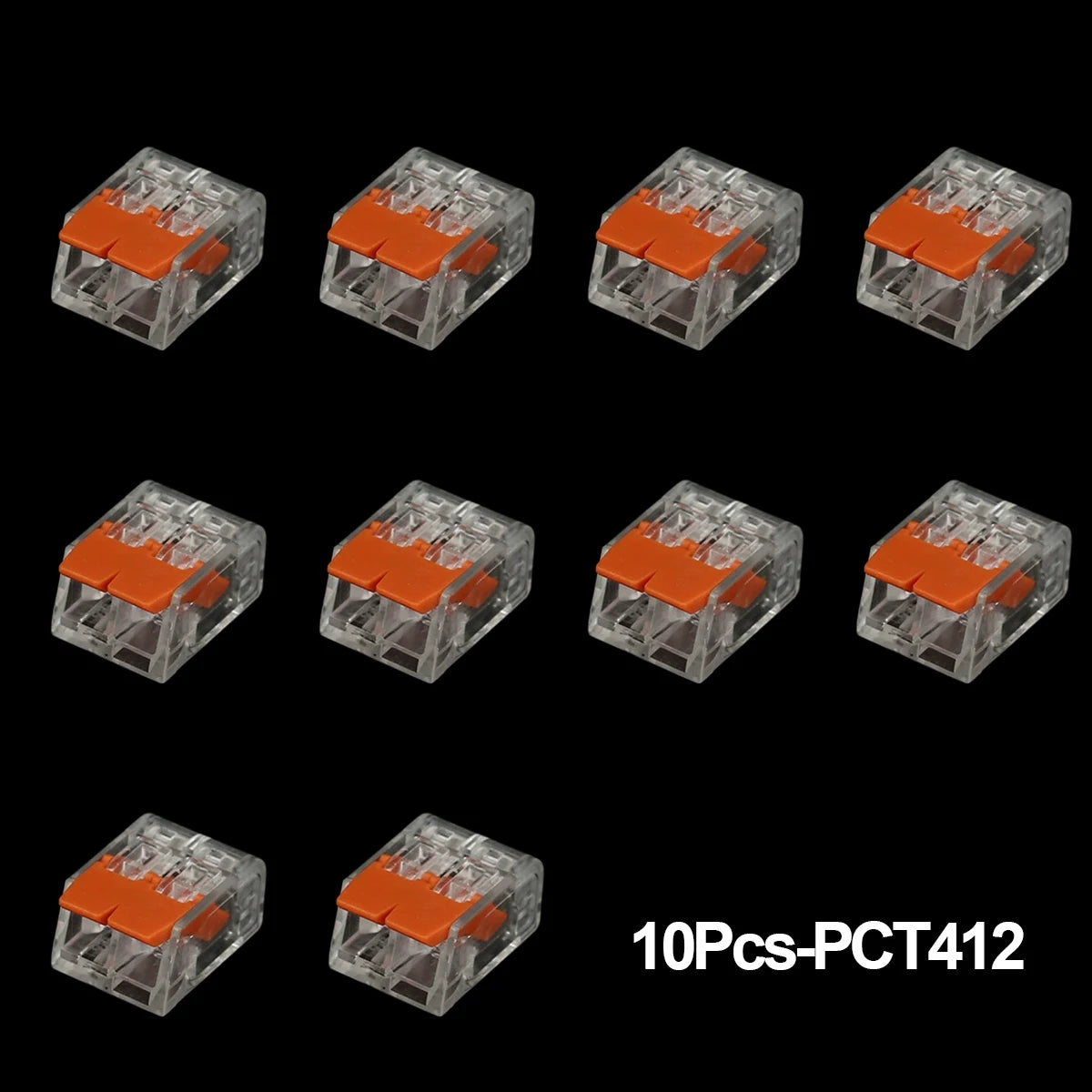 Push-In Lever Wire Connectors 2/3/4/5 Pin Terminal Block Set Lever Wire Connectors Peaceful Pleasures Health and Wellness 10Pcs-PCT412
